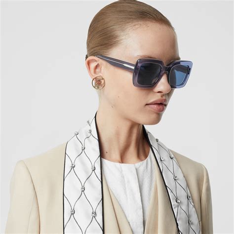 burberry oversize square sunglasses|burberry oversized square frame sunglasses.